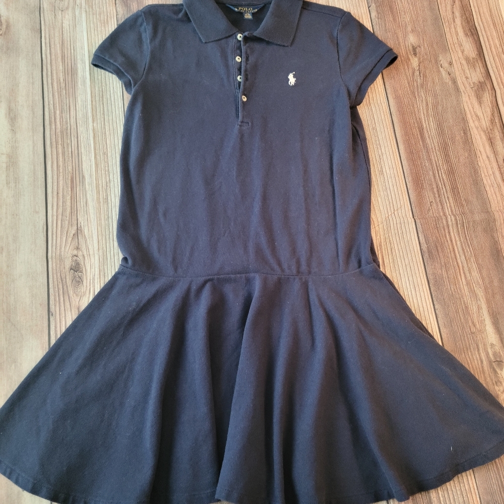 Polo, navy dress, size M and L